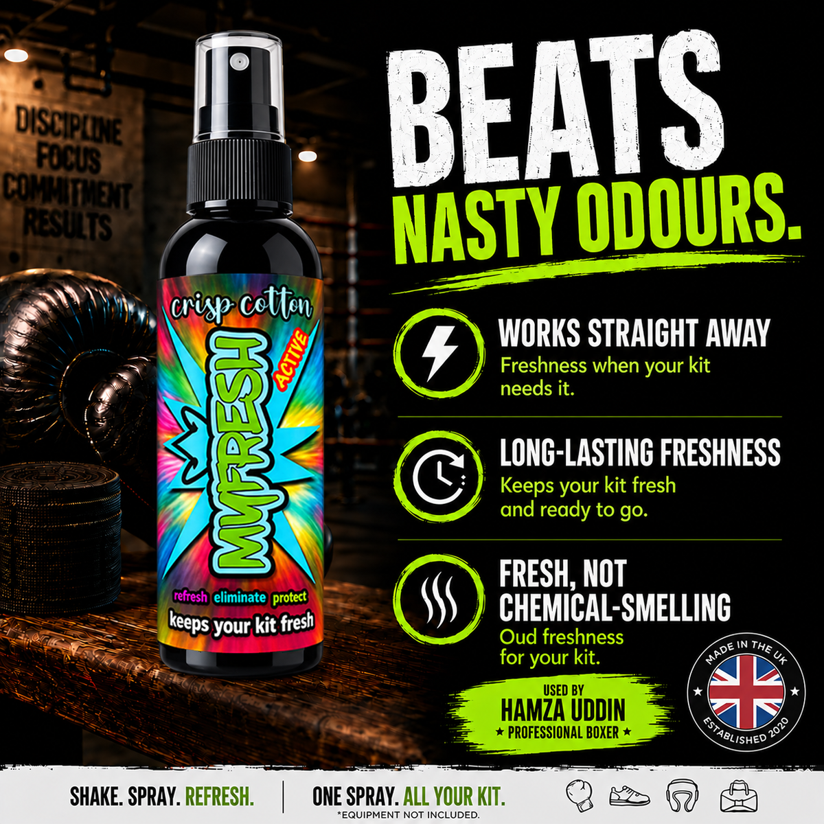 MyFresh Active Spray Crisp Cotton