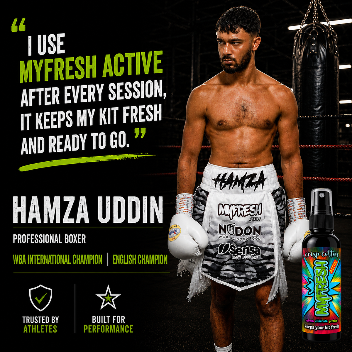 MyFresh Active Spray Crisp Cotton